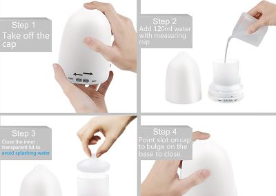 Soft Digits Aroma Diffuser Luftbenebler Duftöl Aromatisierer
