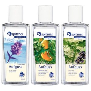 Spitzner Saunaaufguss 3 Düfte Eisminze Mandarine Holunder