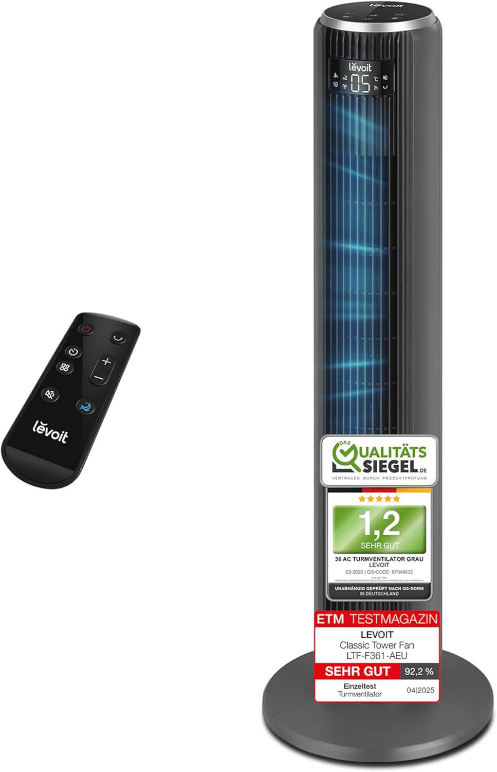 Levoit Classic Tower Fan: Levoit Turmventilator Test